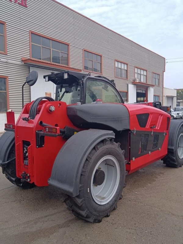 12m telescopic handler on construction site